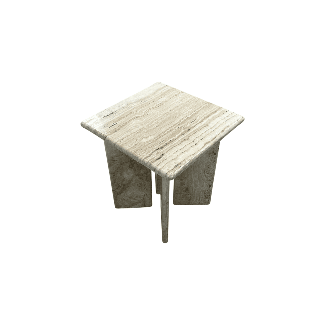 The Citizenry Amata Travertine Side Table - Thumbnail 6