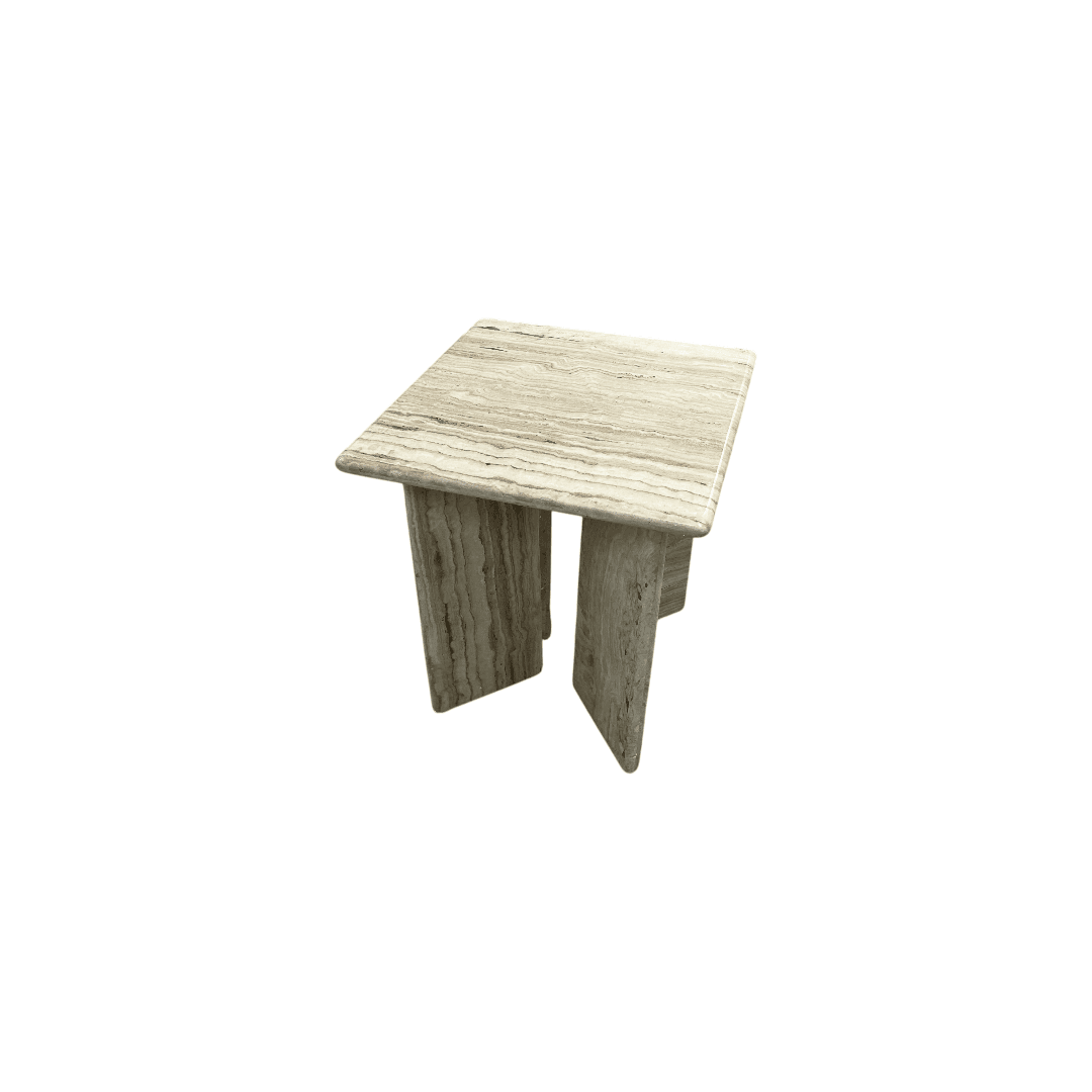 The Citizenry Amata Travertine Side Table - Thumbnail 9