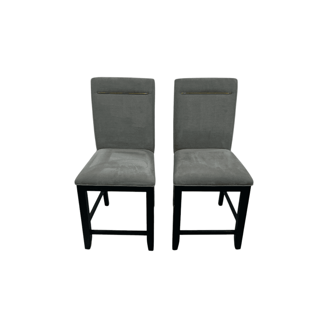 Three Posts Donny Counter Chair - Grey Set of 2 - Thumbnail 2