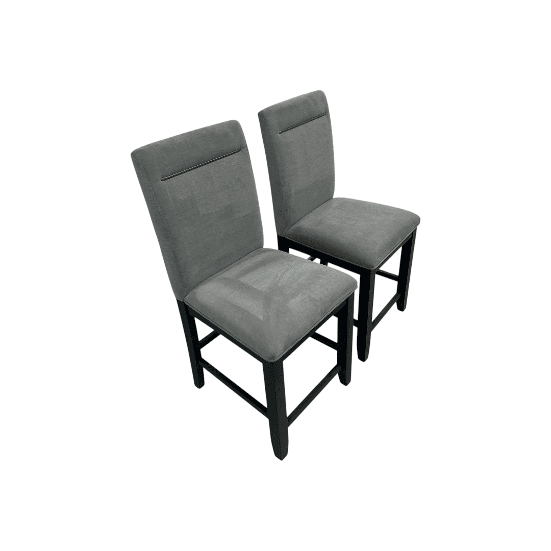 Three Posts Donny Counter Chair - Grey Set of 2 - Thumbnail 6