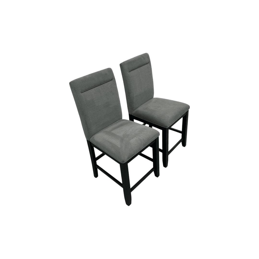 Three Posts Donny Counter Chair - Grey Set of 2 - Thumbnail 7
