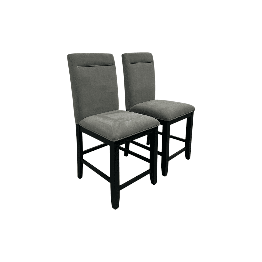 Three Posts Donny Counter Chair - Grey Set of 2 - Thumbnail 8