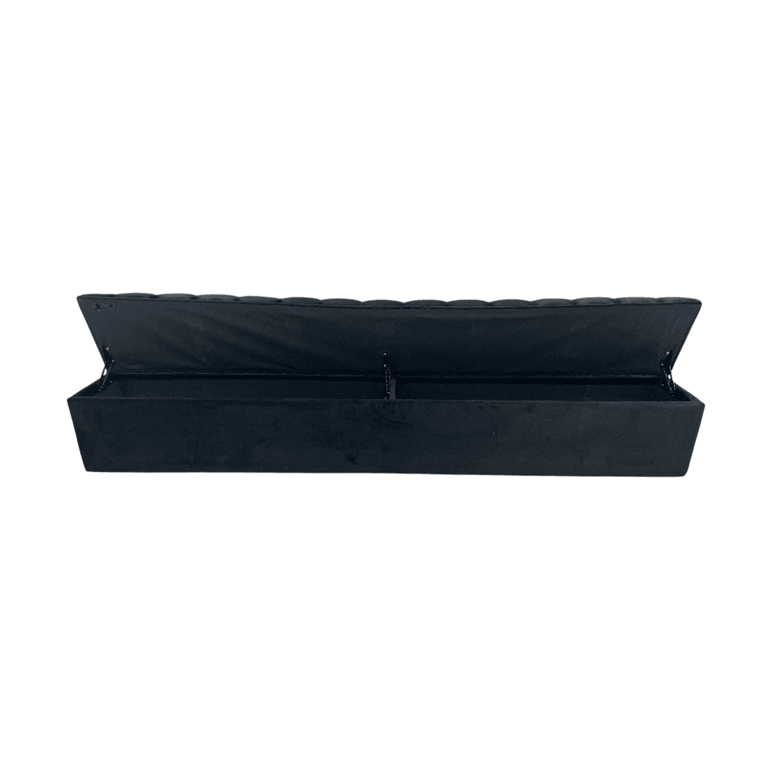 Everly Quinn Johnnay Upholstered Platform Storage Footboard - Thumbnail 15