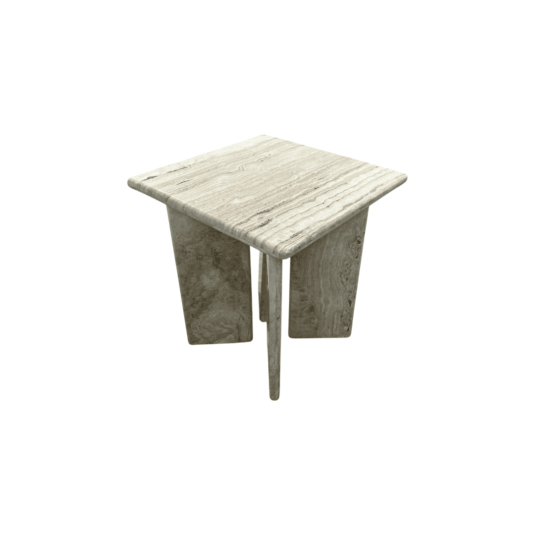 The Citizenry Amata Travertine Side Table - Thumbnail 7