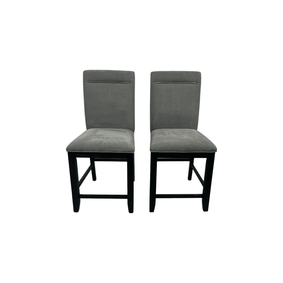 Three Posts Donny Counter Chair - Grey Set of 2 - Thumbnail 4