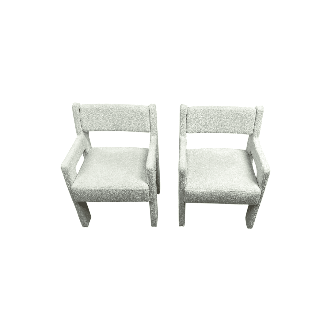 Sun At Six Morel Fabric Armchair Set of 2 - Thumbnail 2
