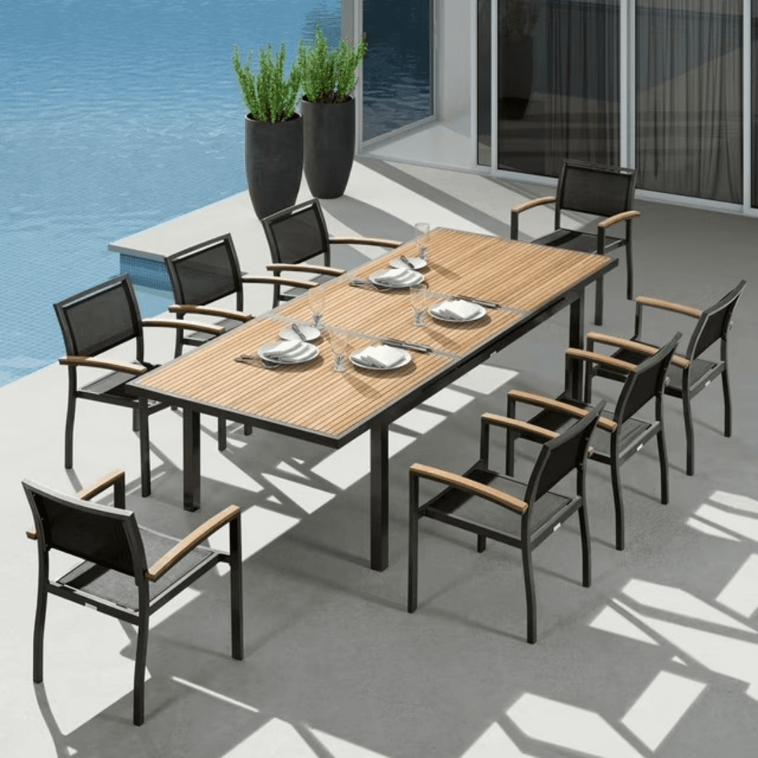 HIGOLD Heck Extendable Teak Outdoor Dining Table - Image 1