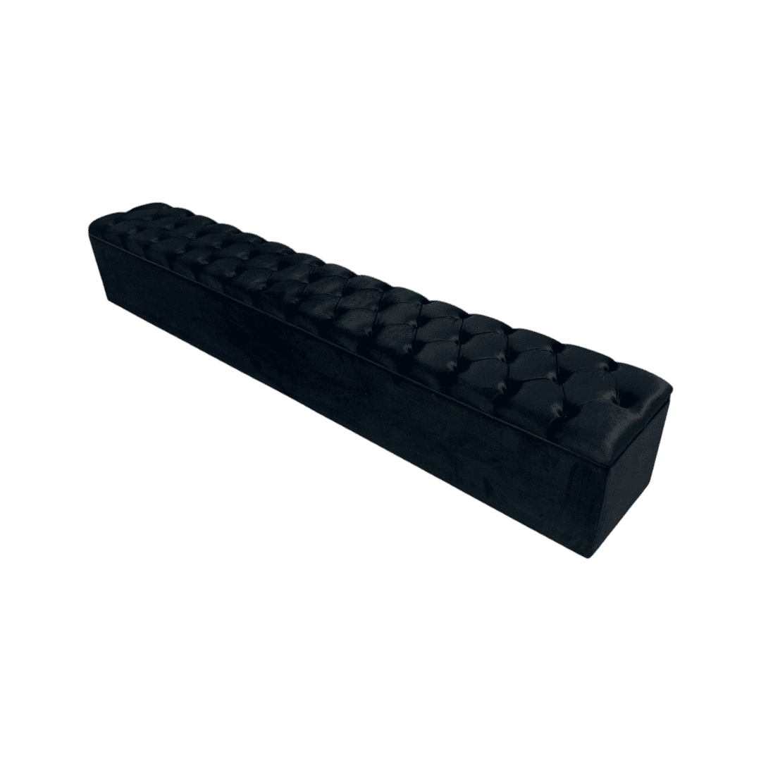 Everly Quinn Johnnay Upholstered Platform Storage Footboard - Thumbnail 4