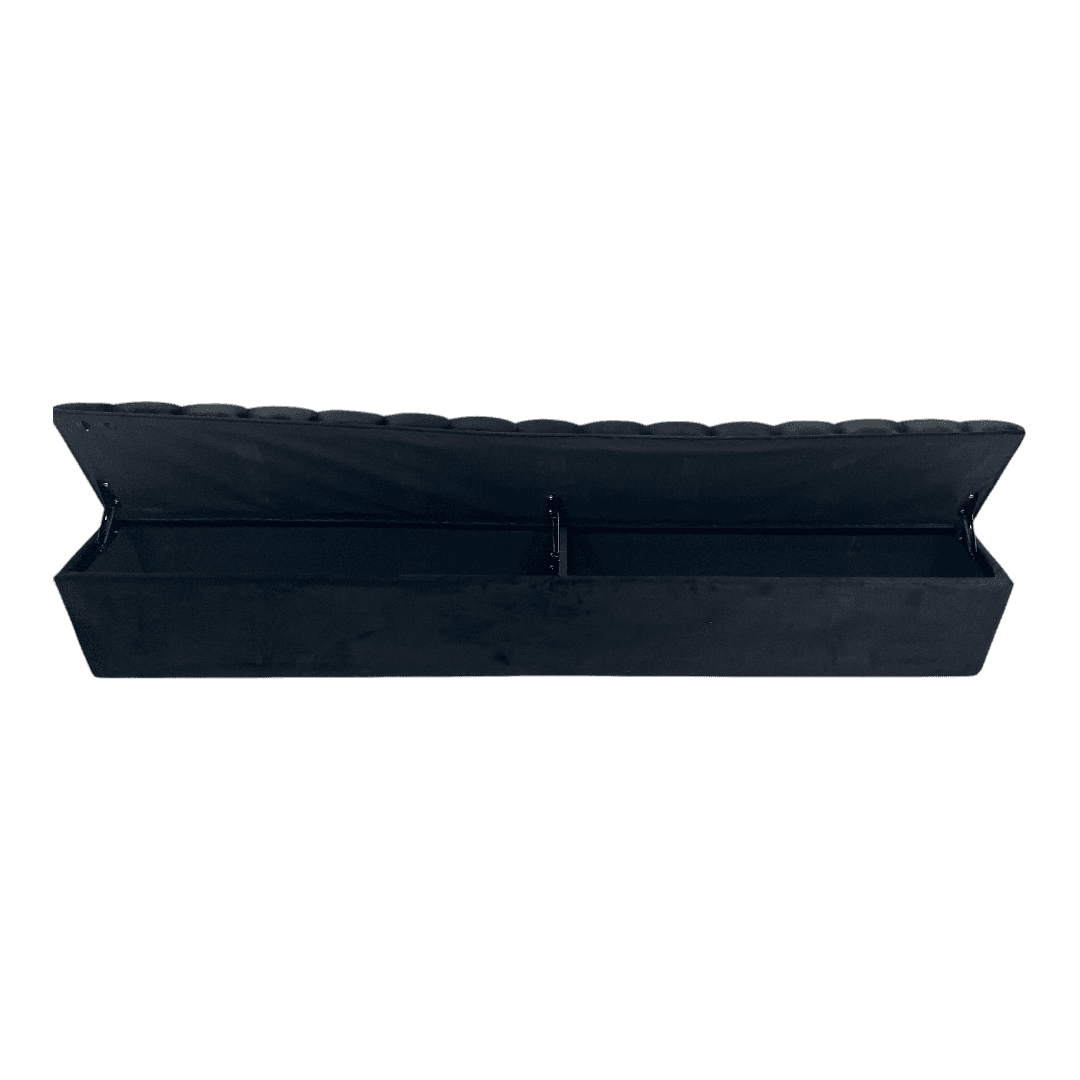 Everly Quinn Johnnay Upholstered Platform Storage Footboard - Thumbnail 13