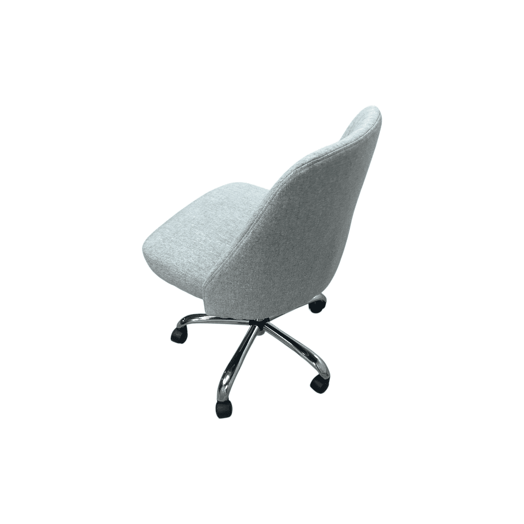 Ebern Designs Home Office Desk Chair, Office Chairs Desk Chair Rolling Task Chair Computer Chair Adjustable With Wheels Armless For Bedroom, Vanity Chair For Makeup Room, Living Room - Thumbnail 12