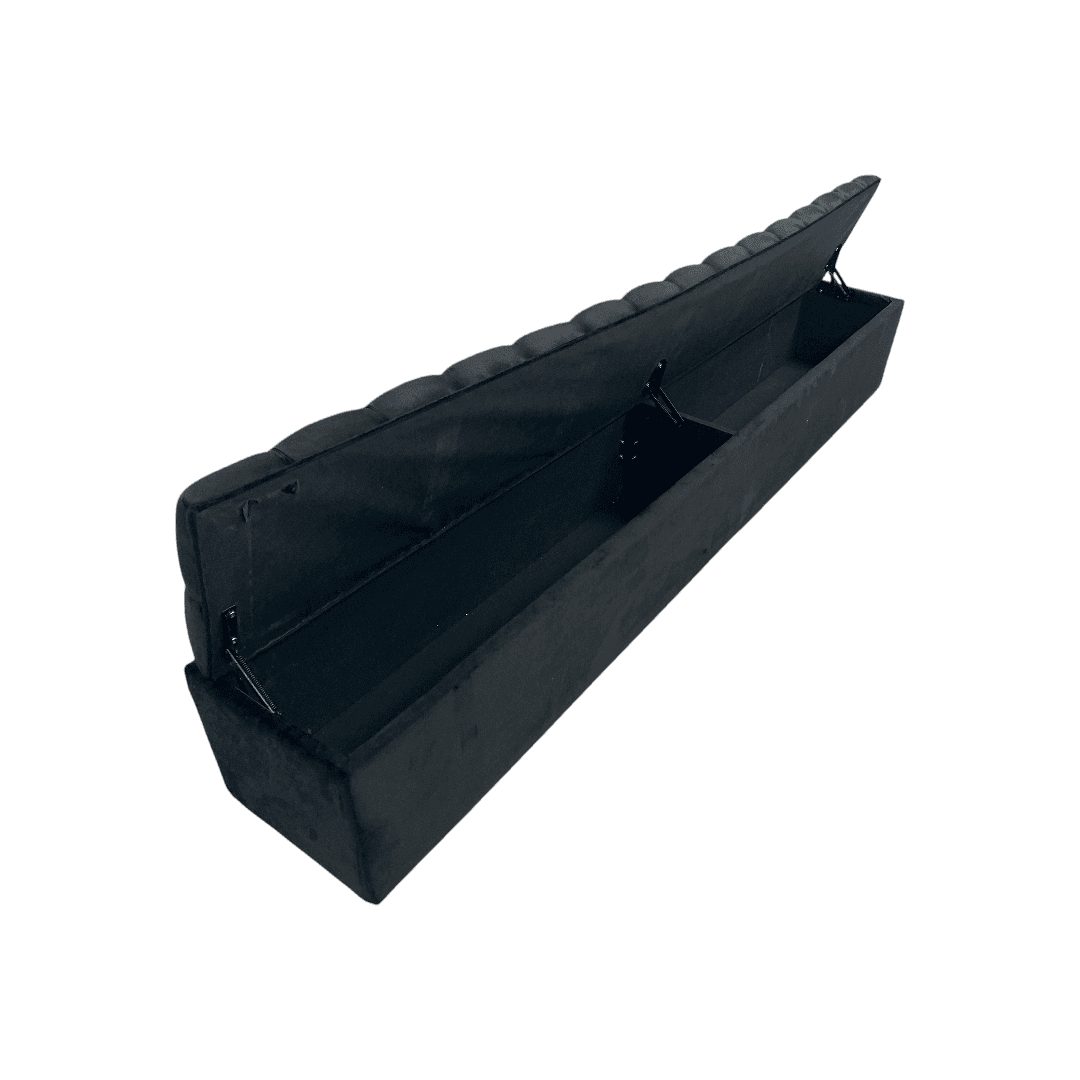 Everly Quinn Johnnay Upholstered Platform Storage Footboard - Thumbnail 20