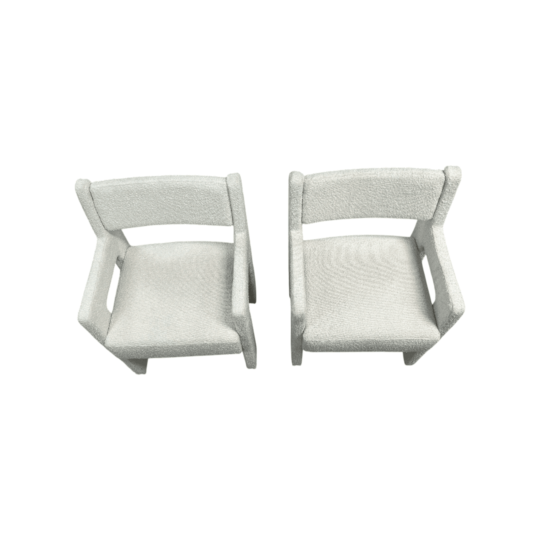 Sun At Six Morel Fabric Armchair Set of 2 - Thumbnail 10