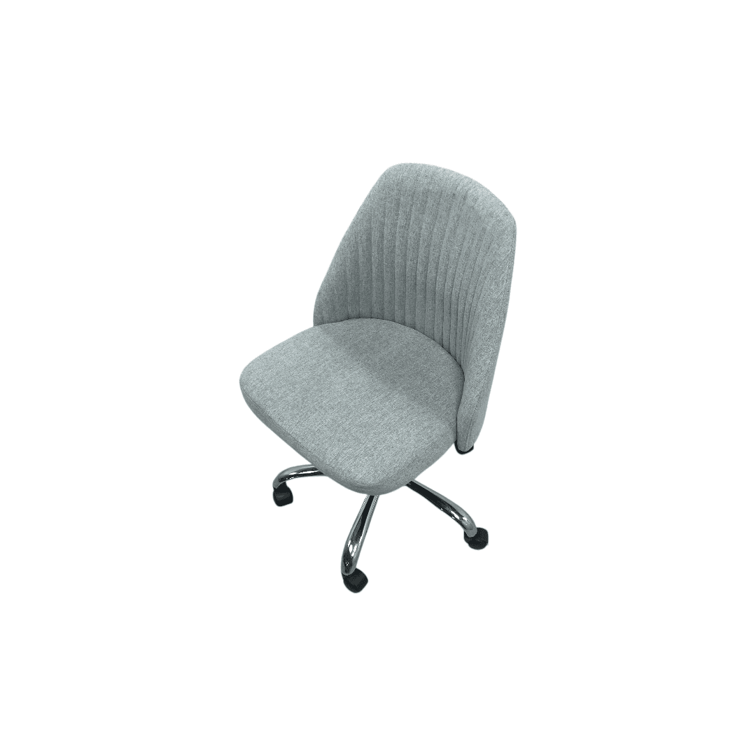 Ebern Designs Home Office Desk Chair, Office Chairs Desk Chair Rolling Task Chair Computer Chair Adjustable With Wheels Armless For Bedroom, Vanity Chair For Makeup Room, Living Room - Thumbnail 6