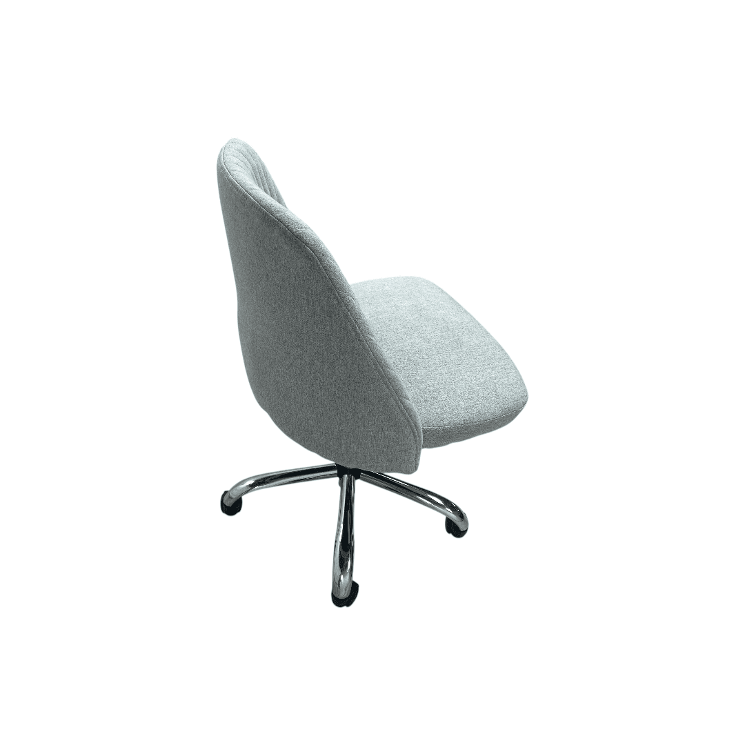 Ebern Designs Home Office Desk Chair, Office Chairs Desk Chair Rolling Task Chair Computer Chair Adjustable With Wheels Armless For Bedroom, Vanity Chair For Makeup Room, Living Room - Thumbnail 11