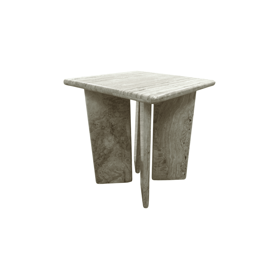 The Citizenry Amata Travertine Side Table - Thumbnail 8