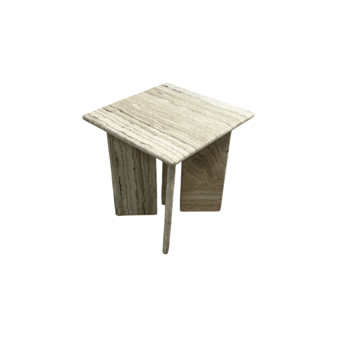The Citizenry Amata Travertine Side Table - Thumbnail 10