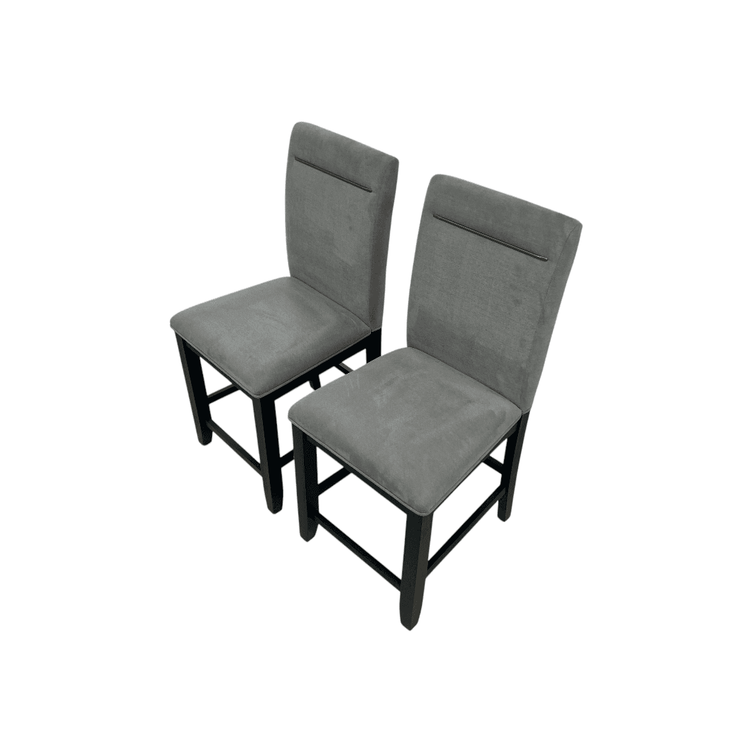 Three Posts Donny Counter Chair - Grey Set of 2 - Thumbnail 5