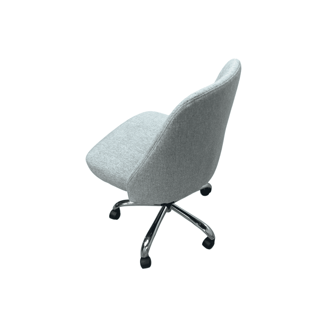 Ebern Designs Home Office Desk Chair, Office Chairs Desk Chair Rolling Task Chair Computer Chair Adjustable With Wheels Armless For Bedroom, Vanity Chair For Makeup Room, Living Room - Thumbnail 13