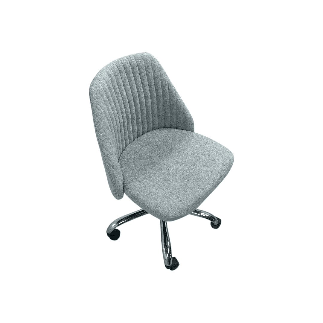 Ebern Designs Home Office Desk Chair, Office Chairs Desk Chair Rolling Task Chair Computer Chair Adjustable With Wheels Armless For Bedroom, Vanity Chair For Makeup Room, Living Room - Thumbnail 9