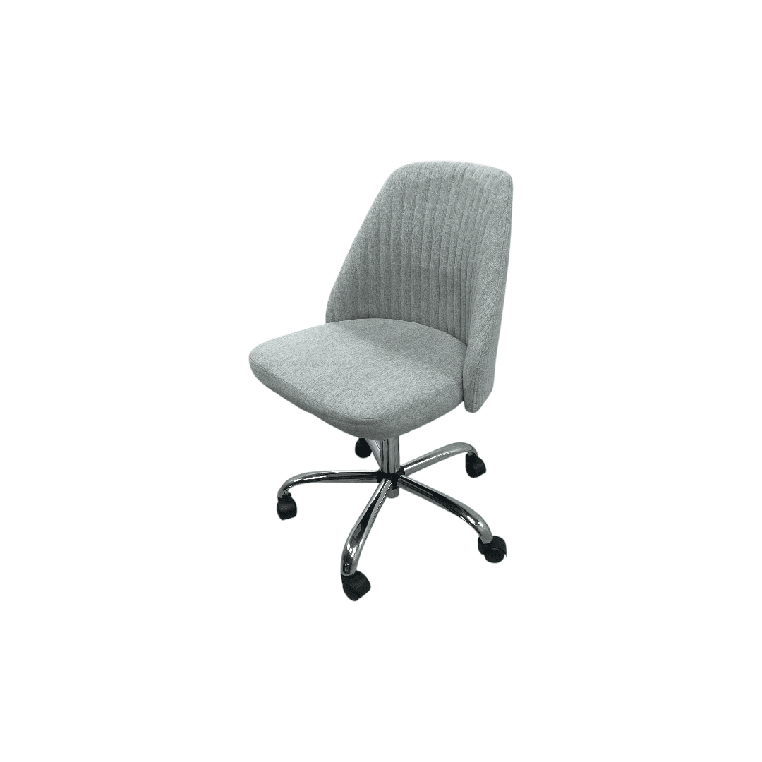 Ebern Designs Home Office Desk Chair, Office Chairs Desk Chair Rolling Task Chair Computer Chair Adjustable With Wheels Armless For Bedroom, Vanity Chair For Makeup Room, Living Room - Thumbnail 7