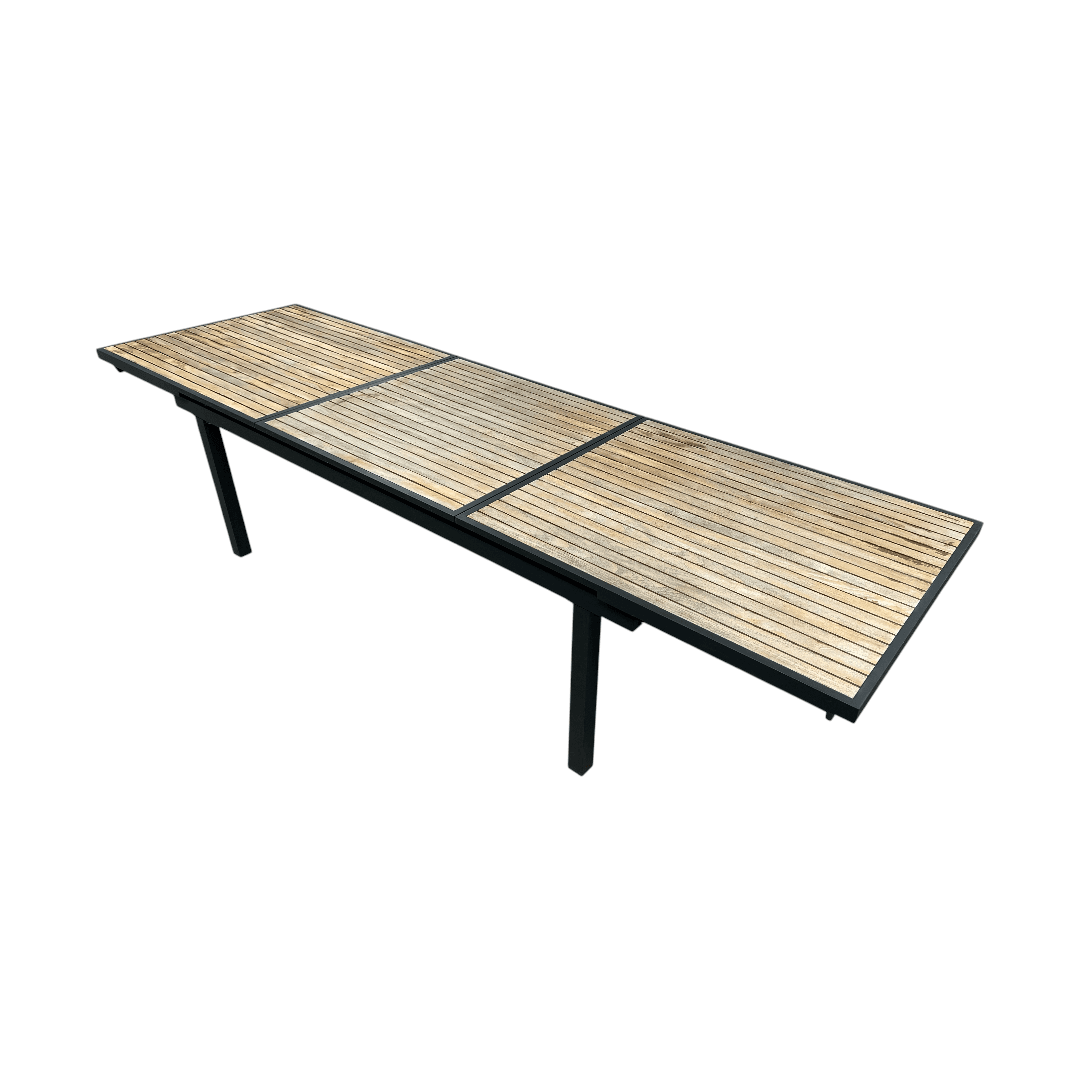 HIGOLD Heck Extendable Teak Outdoor Dining Table - Thumbnail 8