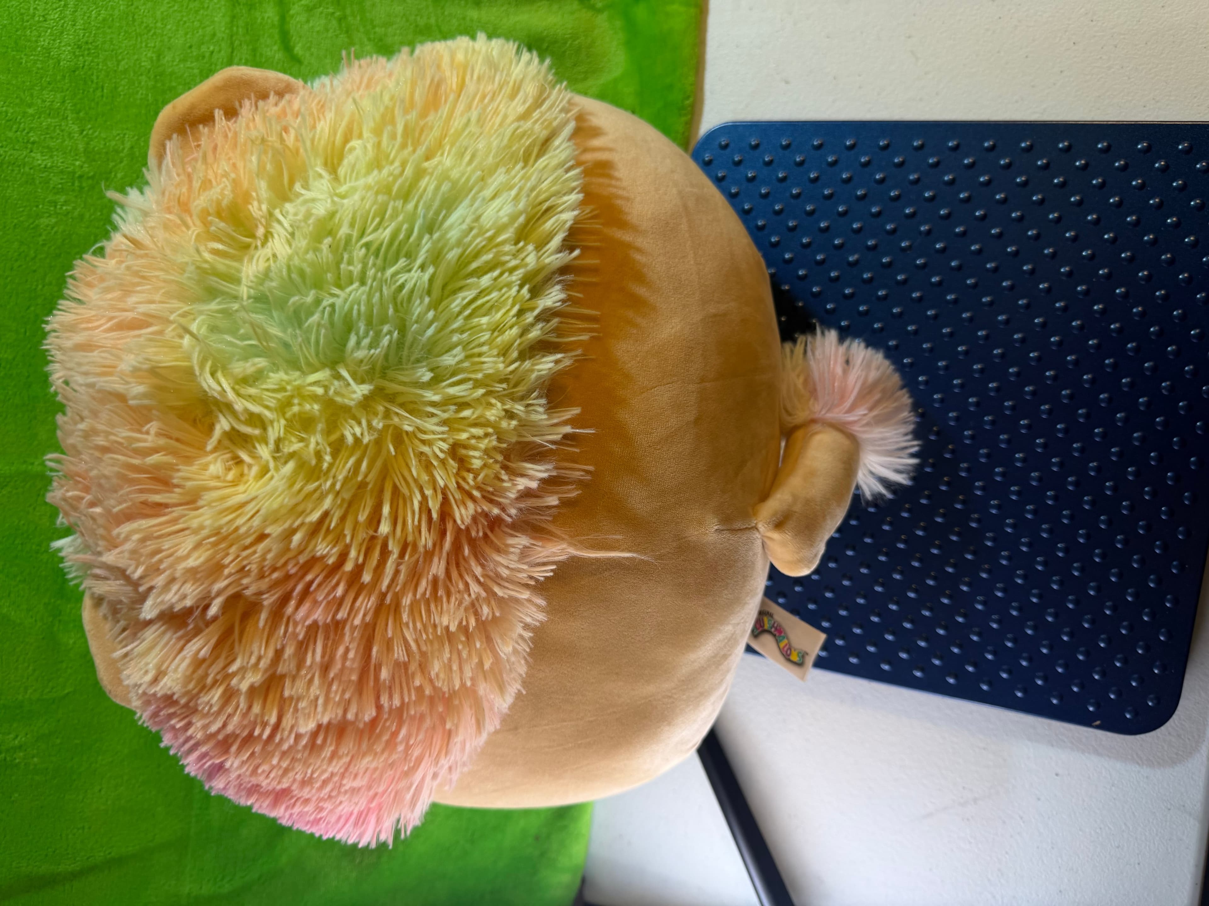 Squishmallows Leonard Rainbow Mane Lion 12" Pastel Plush Kellytoy Stuffed Toy - Thumbnail 2
