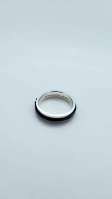 Tiffany & Co. Gent's Silver Ring 925 Silver 6.41g Size:9.5 (GJE003713) - Thumbnail 3