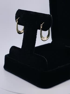 Gold Earrings 10K Yellow Gold 0.45g (GJE003357) - Thumbnail 10