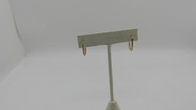 Gold Earrings 10K Yellow Gold 0.45g (GJE003357) - Thumbnail 2