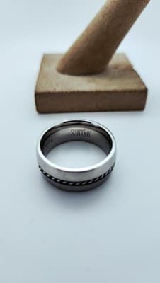 Gent's Silver Ring 925 Silver 10g Size:9.5 (GJE003716) - Thumbnail 5