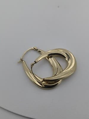 Gold Earrings 10K Yellow Gold 0.8g (GJE000835) - Thumbnail 5