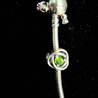 Pandora Synthetic Cubic Zirconia Silver-Stone Bracelet 925 Silver 49 (GJE000212) - Thumbnail 3