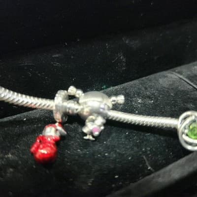 Pandora Synthetic Cubic Zirconia Silver-Stone Bracelet 925 Silver 49 (GJE000212) - Thumbnail 10