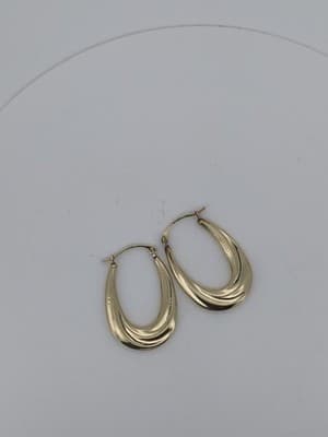 Gold Earrings 10K Yellow Gold 0.8g (GJE000835) - Thumbnail 10