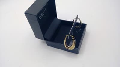 Gold Earrings 10K Yellow Gold 0.8g (GJE000835) - Thumbnail 3