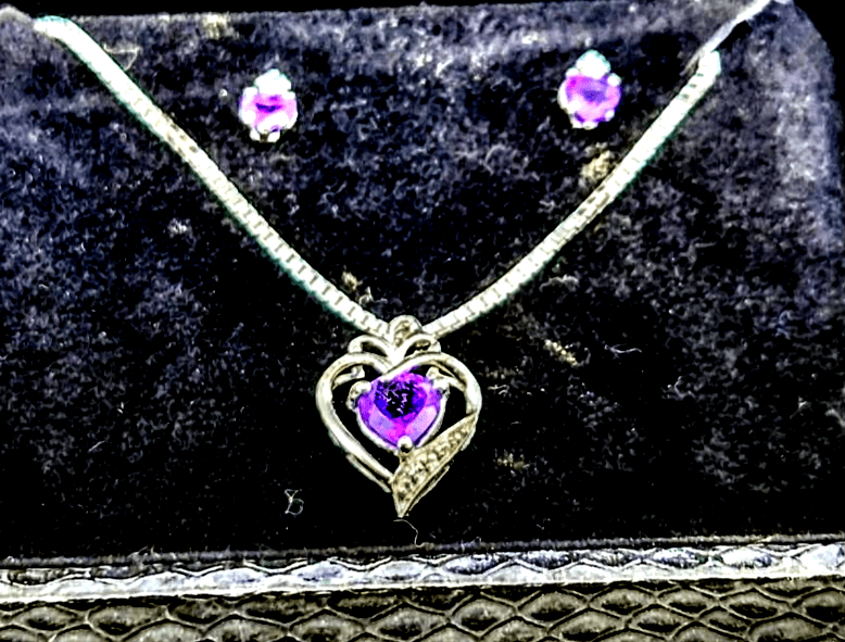 Amethyst Silver-Stone Misc. 925 Silver 4.6g (I-196) - Image 1