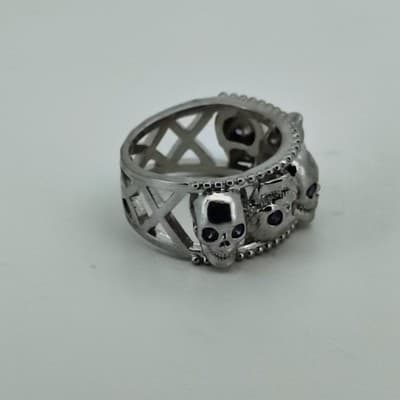 Amethyst Unisex Silver & Stone Ring 925 Silver 6.7g Size:6 (GJE000119) - Thumbnail 11