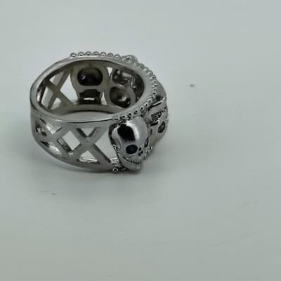 Amethyst Unisex Silver & Stone Ring 925 Silver 6.7g Size:6 (GJE000119) - Thumbnail 12