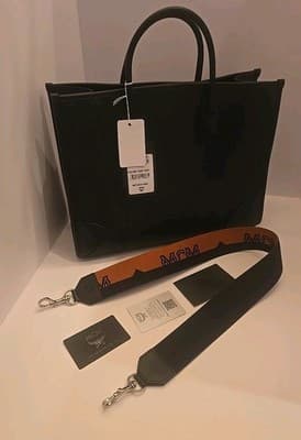 MCM Large ITALY Munchen Tote in Spanish Calf Leather Handbags. NEW WITH TAGS - Image 1