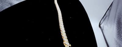 Gold-Diamond Bracelet 382 Diamonds 7.64 Carat T.W. 10K Yellow Gold 1 (GJE000271) - Thumbnail 4