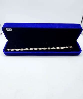 Gold-Diamond Bracelet 130 Diamonds 1.30 Carat T.W. 10K Yellow Gold 6 (GJE003539) - Thumbnail 9