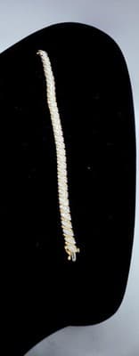 Gold-Diamond Bracelet 382 Diamonds 7.64 Carat T.W. 10K Yellow Gold 1 (GJE000271) - Thumbnail 6