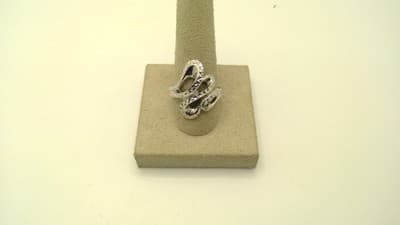 Unisex Silver Ring 925 Silver 5.5g Size:8 (GJE000528) - Thumbnail 2