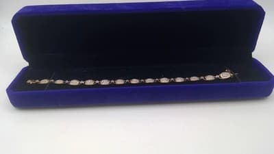 Gold-Diamond Bracelet 130 Diamonds 1.30 Carat T.W. 10K Yellow Gold 6 (GJE003539) - Image 1