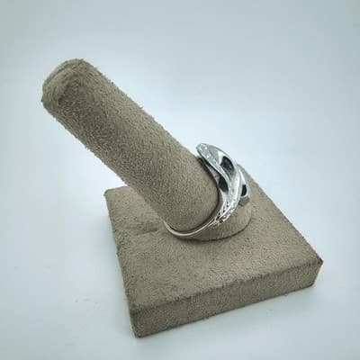 Unisex Silver Ring 925 Silver 5.5g Size:8 (GJE000528) - Thumbnail 10