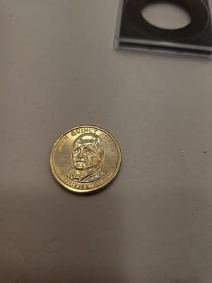 2008-P John Quincy Adams US Dollar $1 Coin Uncirculated from Mint Satin 2008P - Thumbnail 3