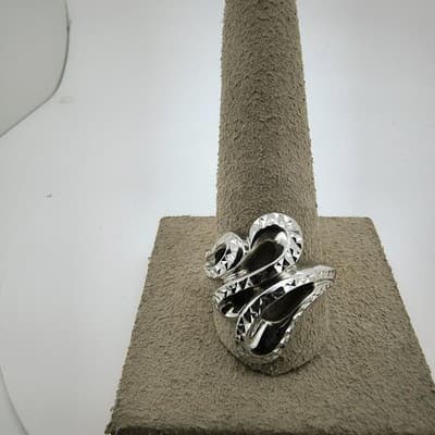 Unisex Silver Ring 925 Silver 5.5g Size:8 (GJE000528) - Thumbnail 9