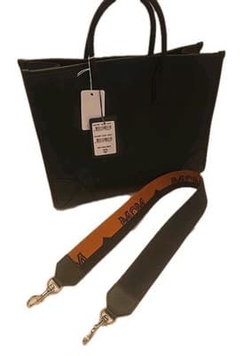 MCM Large ITALY Munchen Tote in Spanish Calf Leather Handbags. NEW WITH TAGS - Thumbnail 3