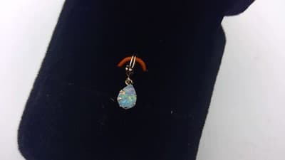 Opal 10K Yellow Gold 0.26g (GJE000624) - Thumbnail 4