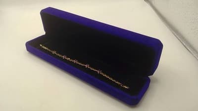 Amethyst Gold-Stone Bracelet 14K Yellow Gold 5.05g (GJE003541) - Thumbnail 5
